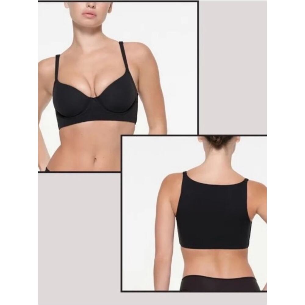 UEC SKIMS Black Underwire BACK SMOOTHING FULL COVERAGE
BRA Smooth Back SZ 34D